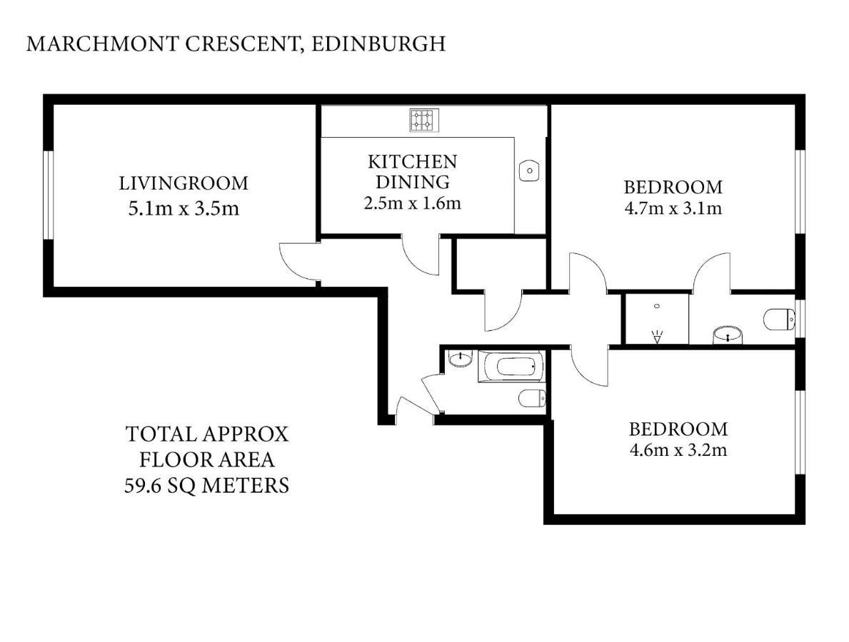 The Marchmont Residence Edinburgh Eksteriør billede